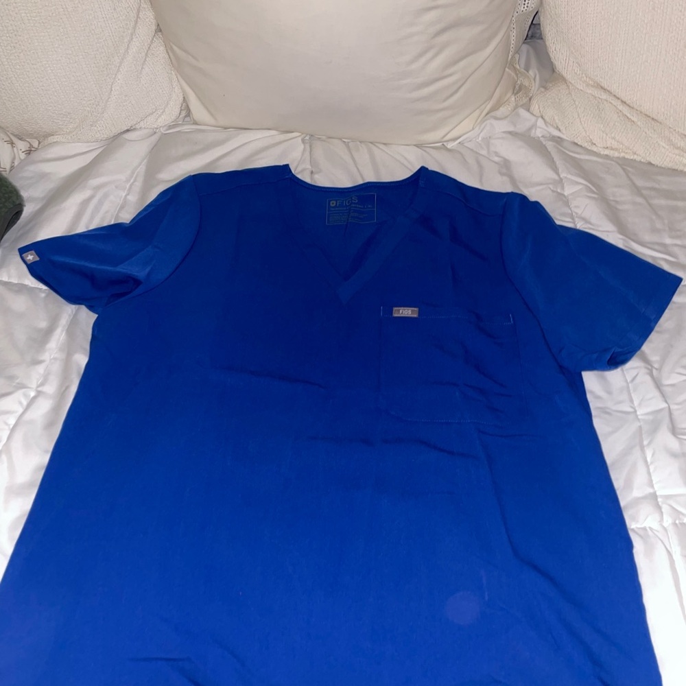 Figs Women's Blue Catarina Scrub Top